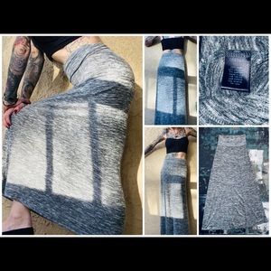 Heather Gray Maxi Skirt